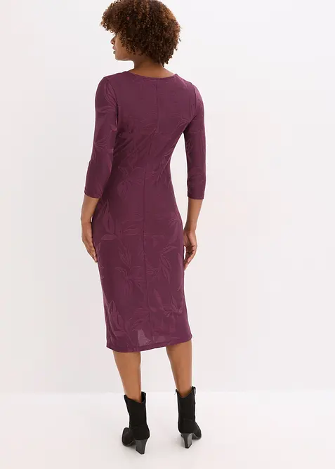 Robe midi en jacquard, bonprix