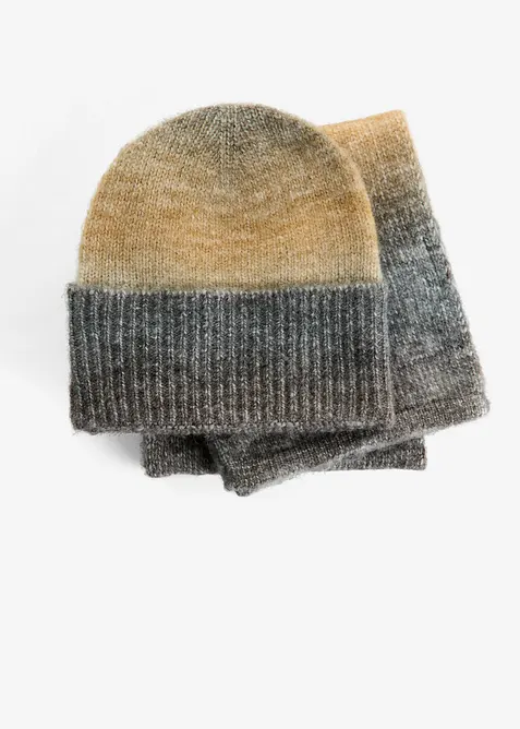 Écharpe et bonnet (ens. 2 pces), bonprix