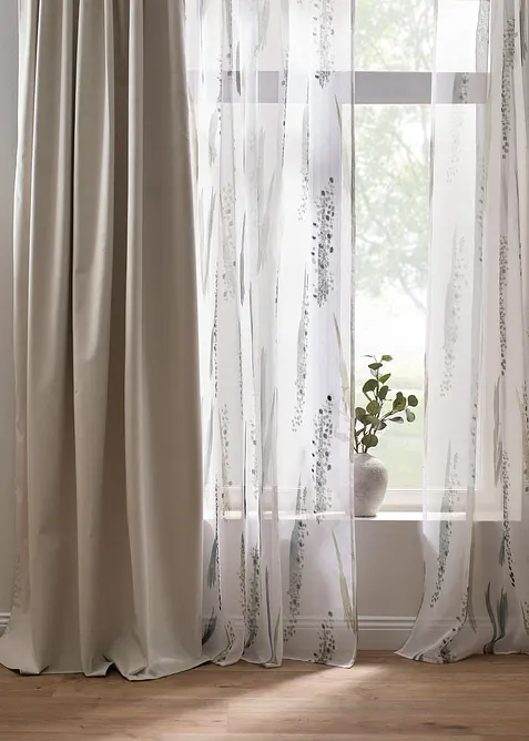 Rideau occultant et thermique au toucher velouté (1 pce), bonprix