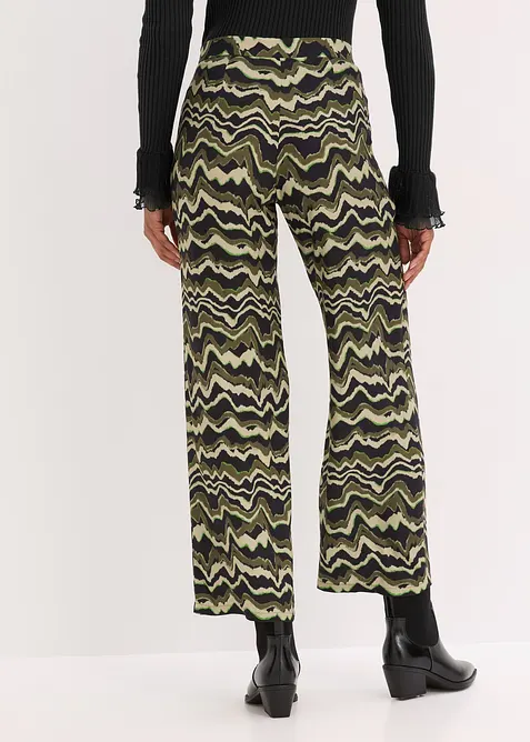 Palazzo-Hose aus leichtem Viskose-Crêpe, bonprix