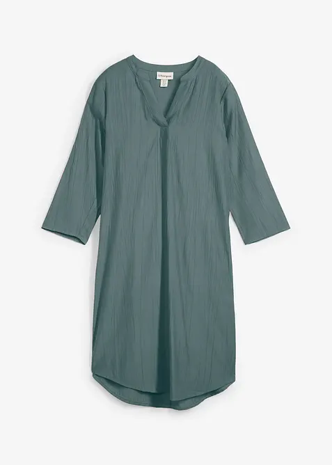 Tunika-Kleid aus Viskose-Mix mit Struktur Effekt, bonprix