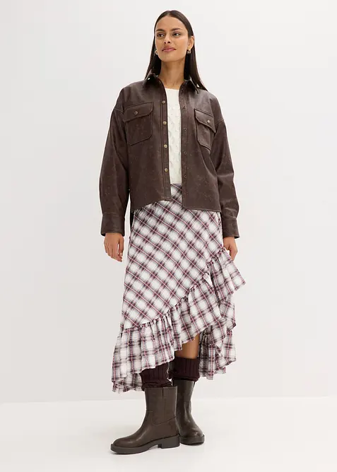 Chemise enduite effet usé, bonprix