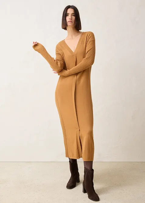 Robe pull en laine m&eacute;rinos, bonprix