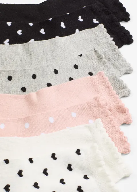 Halbsocken mit Bio-Baumwolle (8er Pack), bonprix
