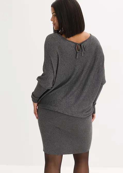 Strickkleid aus fließendem Viskose-Mix, bonprix