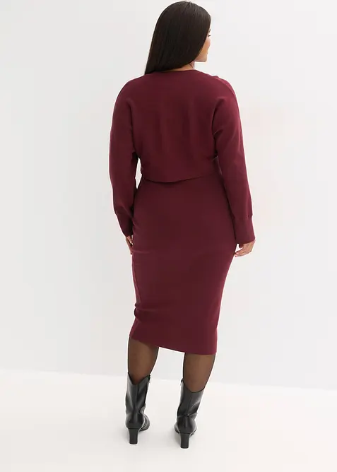 Ensemble 2 pi&egrave;ces en maille, bonprix