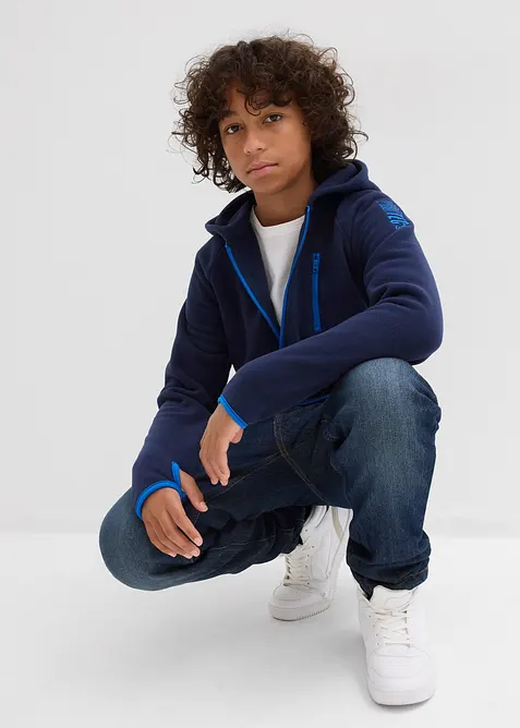 Gilet polaire à détails contrastants, bonprix