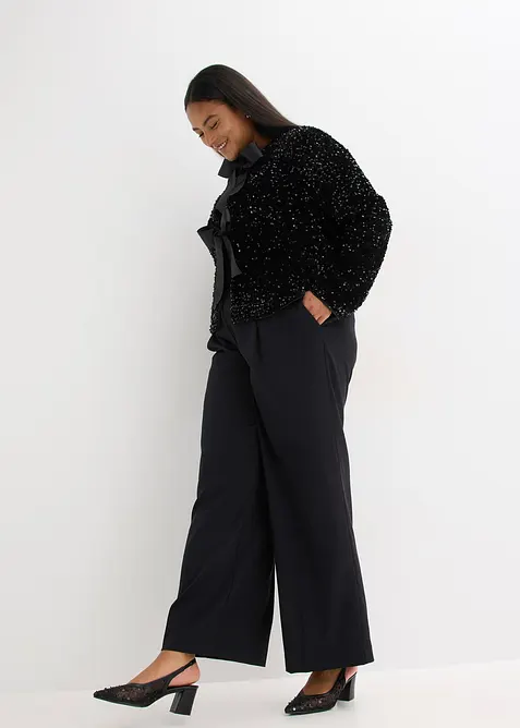 kurze Pailletten-Jacke, bonprix