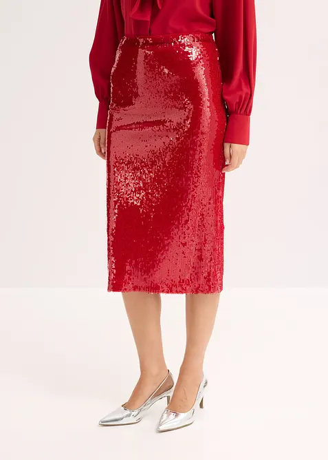 Pailletten-Midirock, bonprix