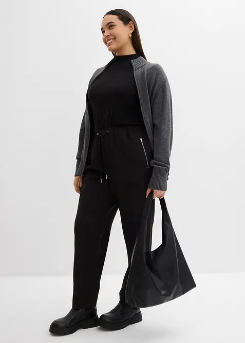 Pantalon jogger avec taille élastiquée, bonprix