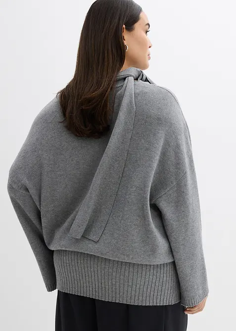 Oversize-Pullover aus softem Viskose-Mix, bonprix