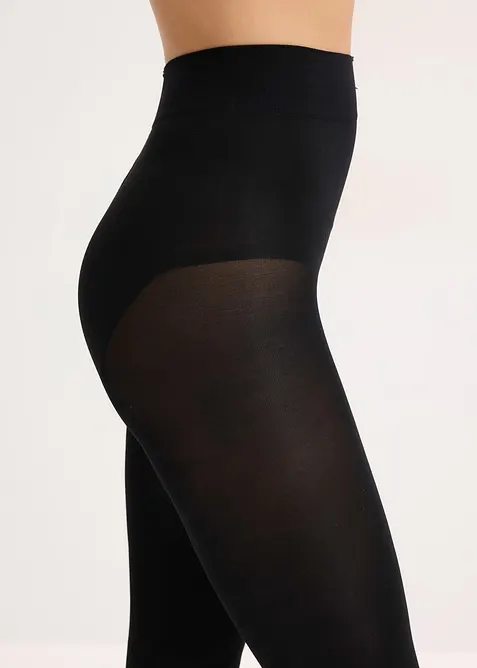 Formende ultra-blickdichte Strumpfhose mit  Belly-Control und Komfortbündchen, 80 DEN, bonprix