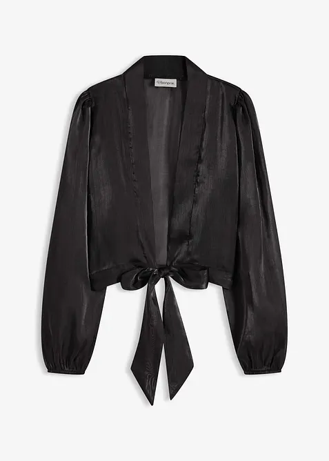 Bolero aus feinem Tüll mit Binde-Detail, bonprix