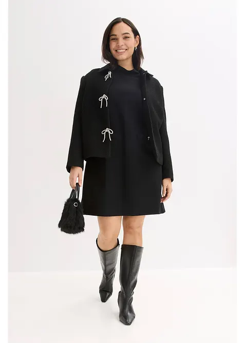 Robe courte et fluide en viscose majoritaire, bonprix