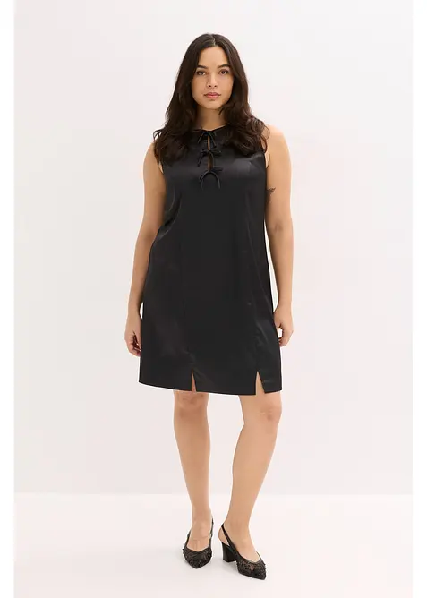 Minikleid aus glänzendem Satin, bonprix
