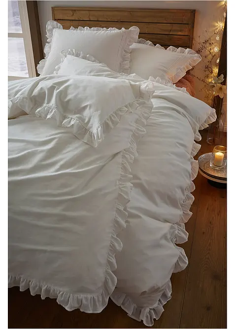 Bettw&auml;sche mit R&uuml;schen, bonprix