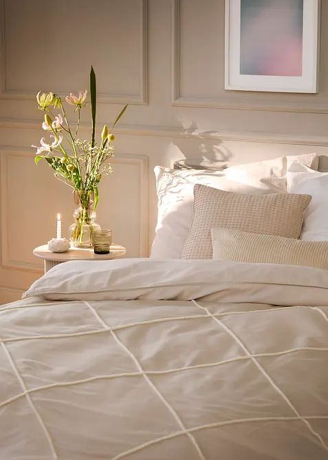 Couvre-lit avec carrés, bonprix