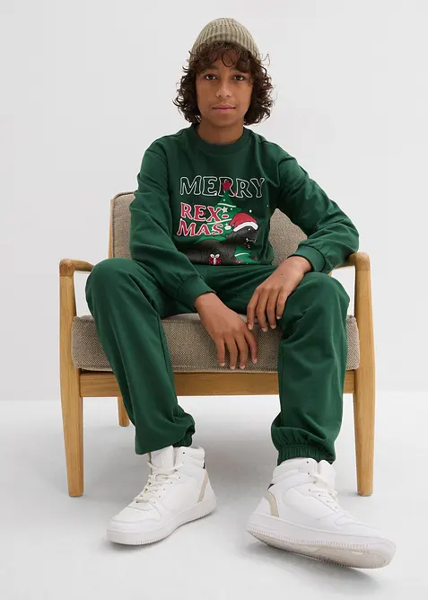 Sweat et jogging 100% coton (ens. 2 pces), bonprix