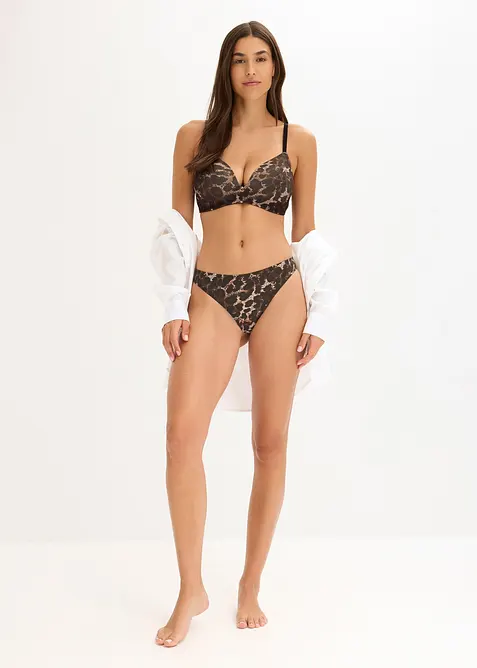 Lot de 2 soutiens-gorge coton à coques sans armatures, bonprix