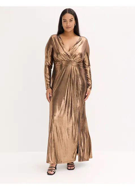 Robe de soirée en jersey fin et brillant, bonprix