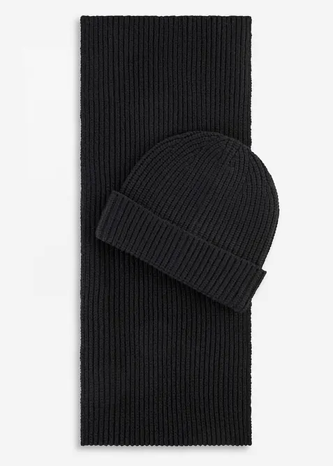 &Eacute;charpe et bonnet (ens. 2 pces), bonprix