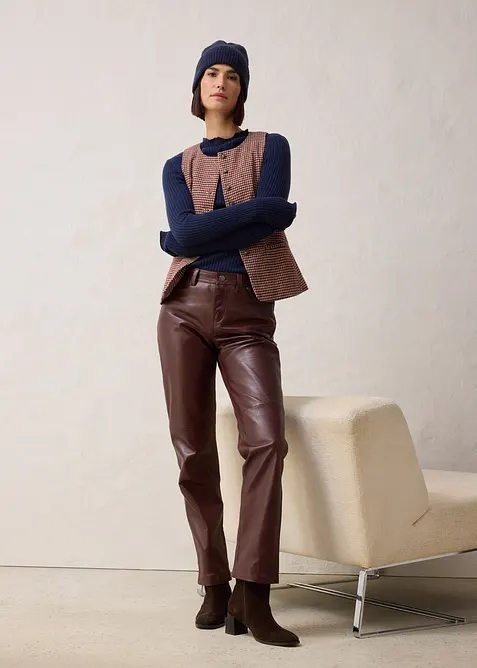 Lederhose aus Lammnappa, bonprix