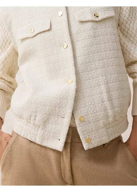 Blazerweste mit Wollanteil, bonprix