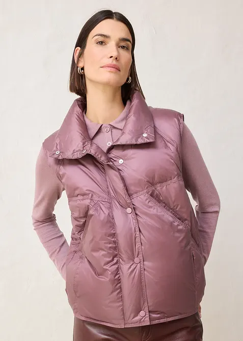 Steppweste mit recycelter Daunen, bonprix