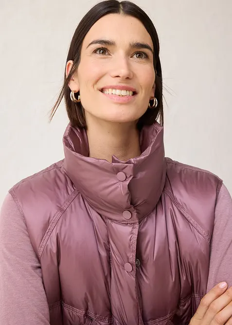 Steppweste mit recycelter Daunen, bonprix