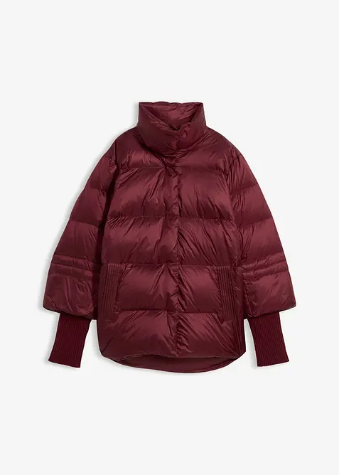 Daunenjacke mit recycelten Daunen​  und Strickärmeln, bonprix