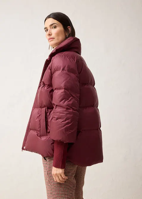 Daunenjacke mit recycelten Daunen​  und Strickärmeln, bonprix