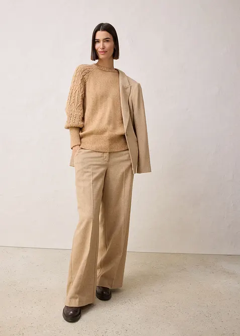 Pullover mit Woll-Anteil, bonprix