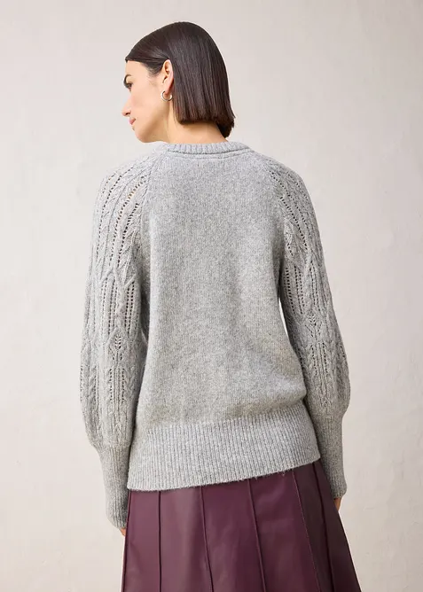 Pull en laine majoritaire, bonprix