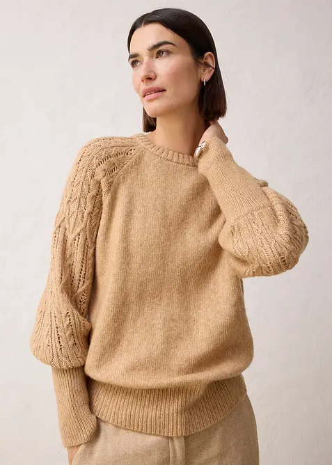 Pullover mit Woll-Anteil, bonprix