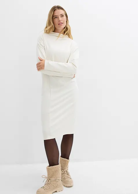Robe midi en viscose mélangée, bonprix