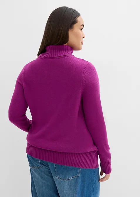 Basic Rollkragenpullover, bonprix