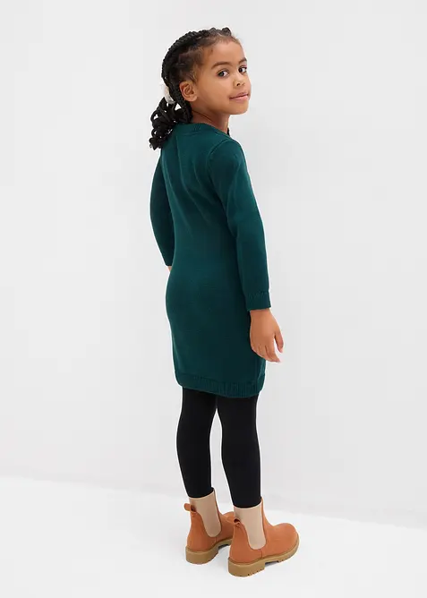 Robe en maille avec sac (ens. 2 pces), bonprix