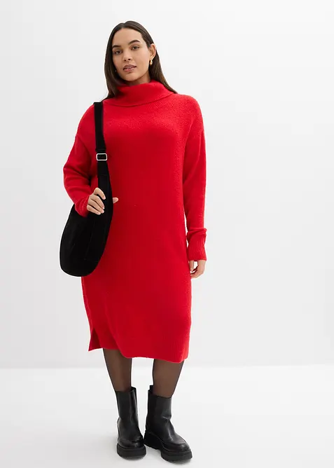 Robe pull oversize &agrave; col boule, bonprix