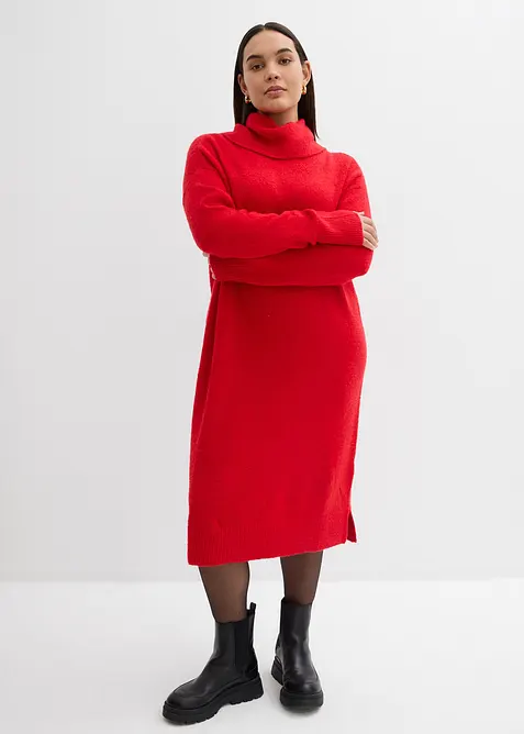 Robe pull oversize &agrave; col boule, bonprix