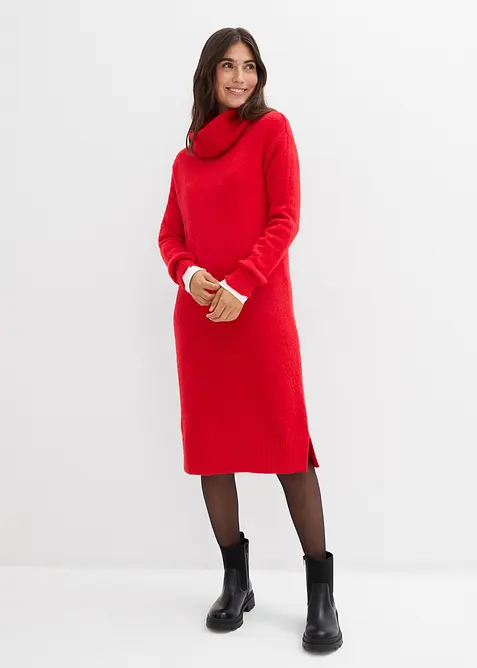 Robe pull oversize &agrave; col boule, bonprix