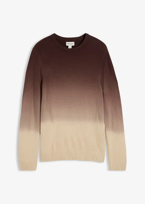 Pull en fine maille effet tie & dye, bonprix