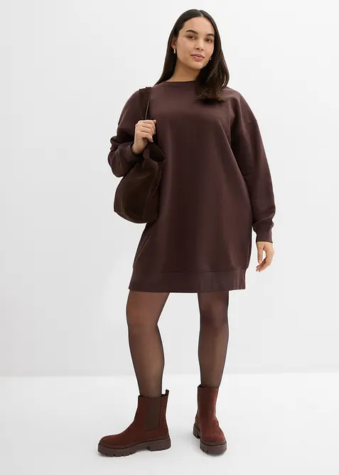 Robe oversize en molleton, bonprix