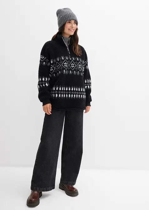 Sweat camionneur en sherpa, bonprix