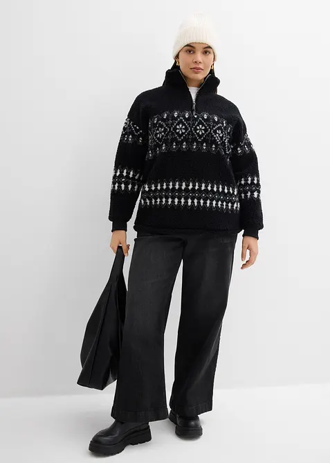 Sweat camionneur en sherpa, bonprix