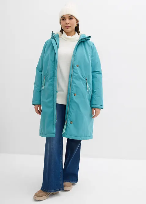 Manteau d’hiver avec doublure capuche en polaire peluche, bonprix