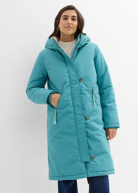 Manteau d’hiver avec doublure capuche en polaire peluche, bonprix
