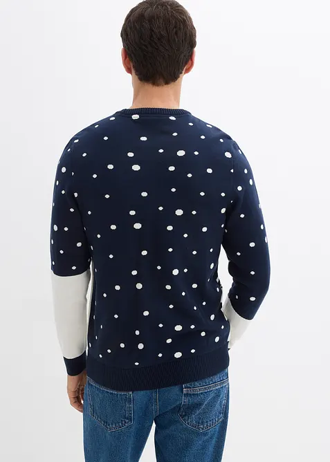 Feinstrickpullover mit Weihnachtsmotiv, bonprix