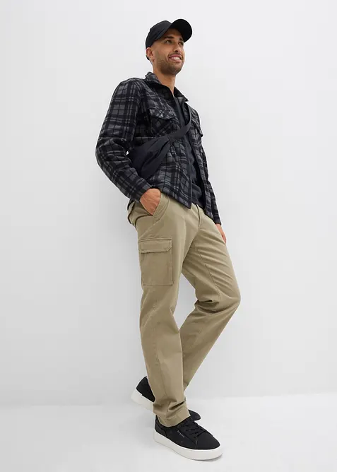 Fleecejacke mit Stehkragen, bonprix