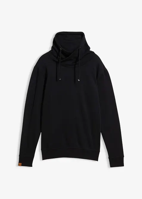 Sweat col châle 100% coton, bonprix