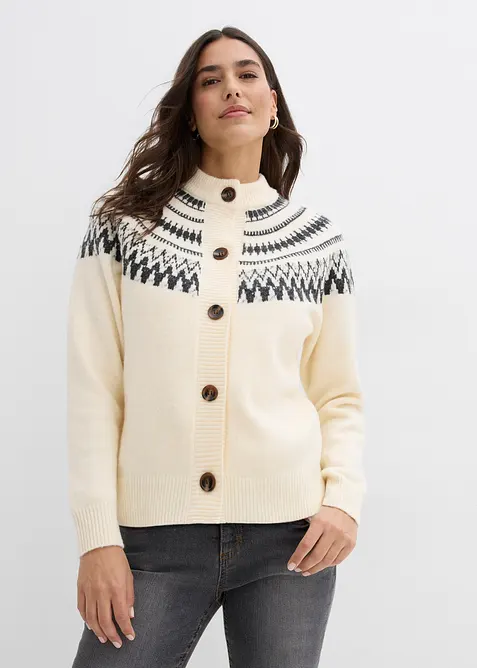 Gilet en maille norvégien, bonprix